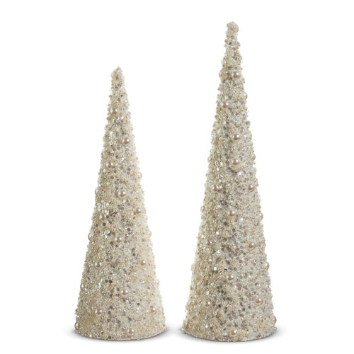 Pearl Cone Trees Set