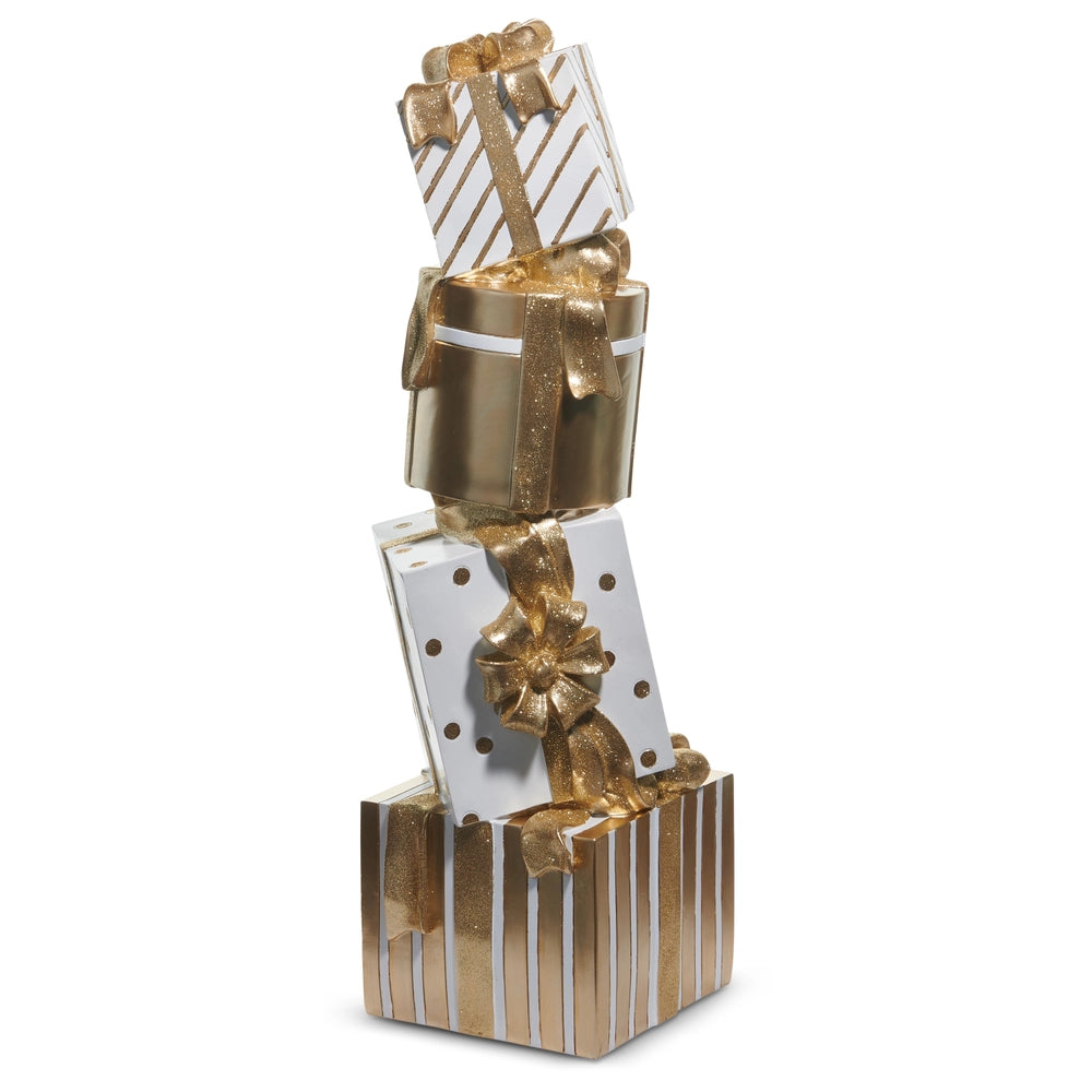 Golden Glam Gift Tower