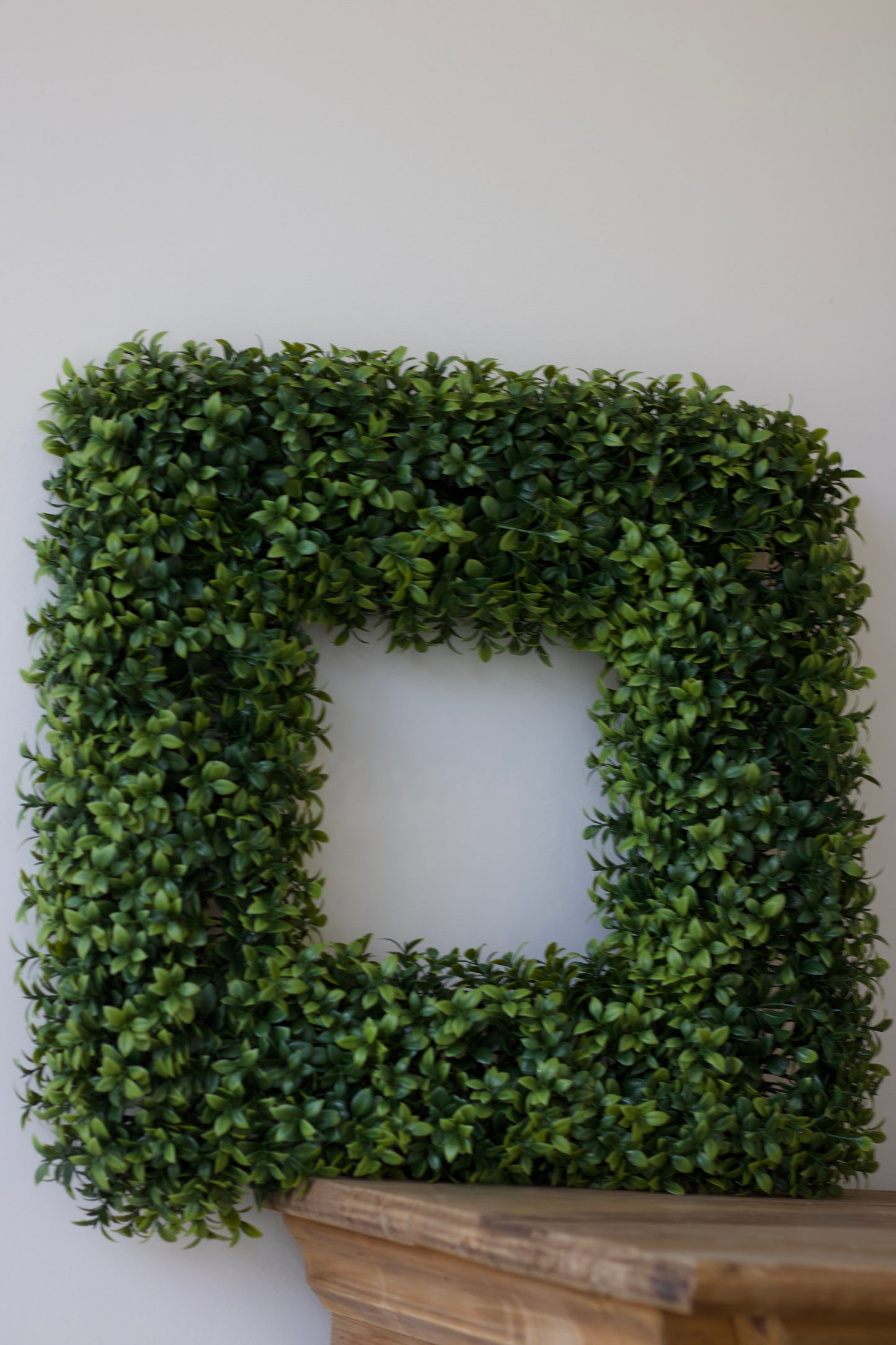 Boxwood Square Wreath