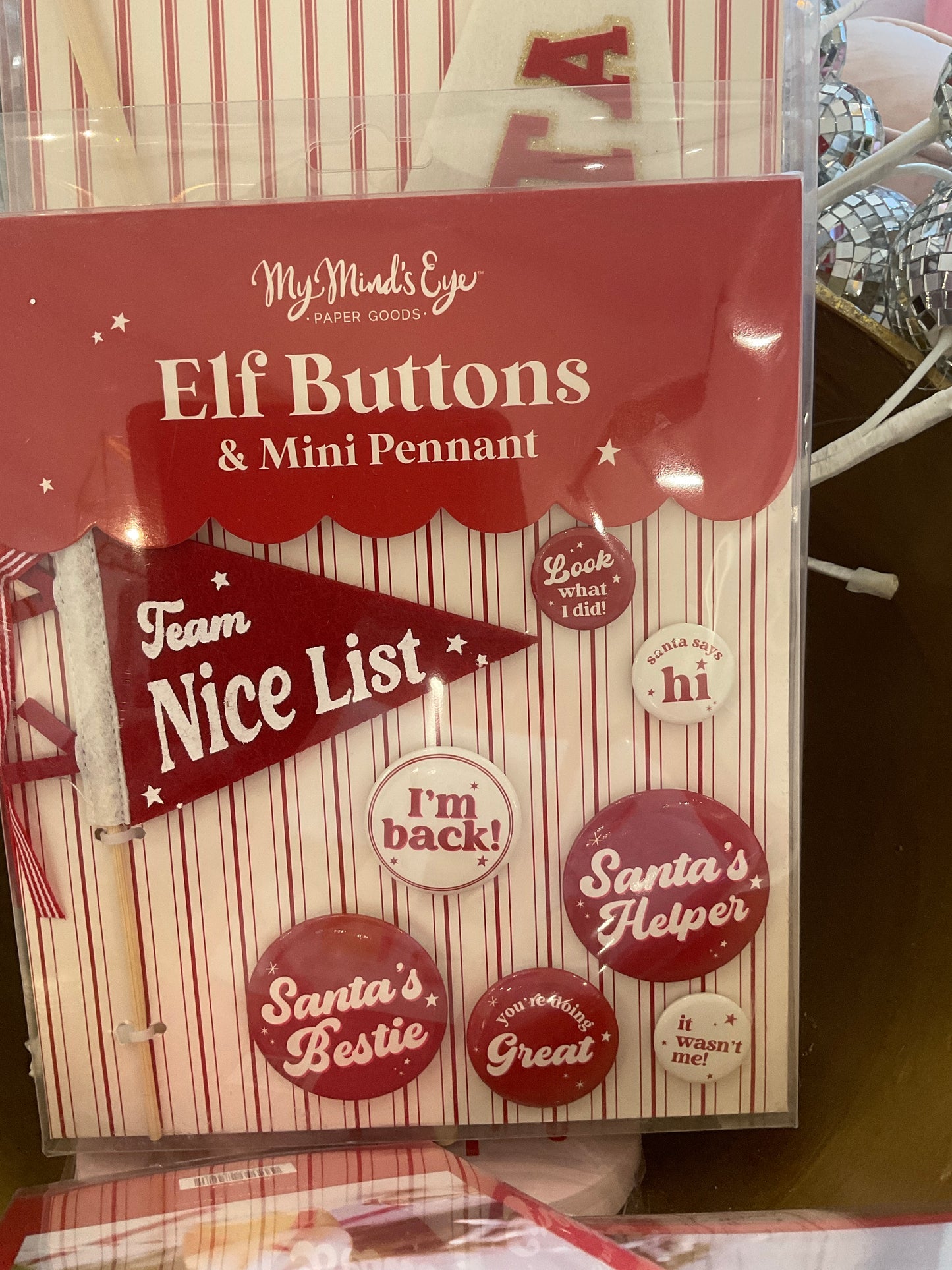 Elf Pennant and Button Set