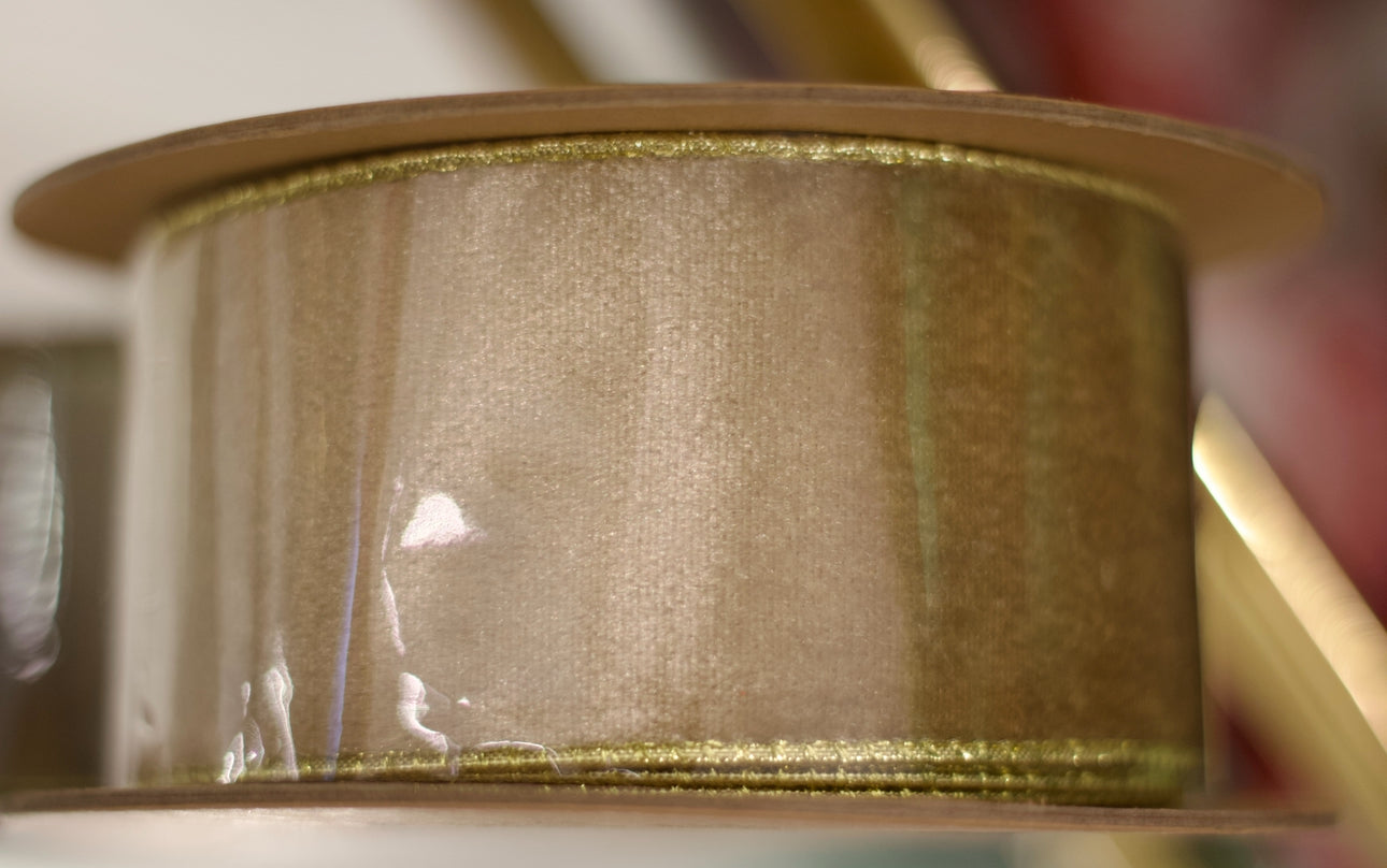 Reversible Velvet Ribbon 2 1/2 inch