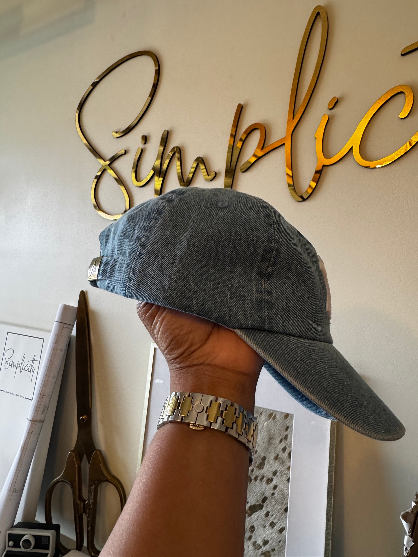 Denim Dad Cap