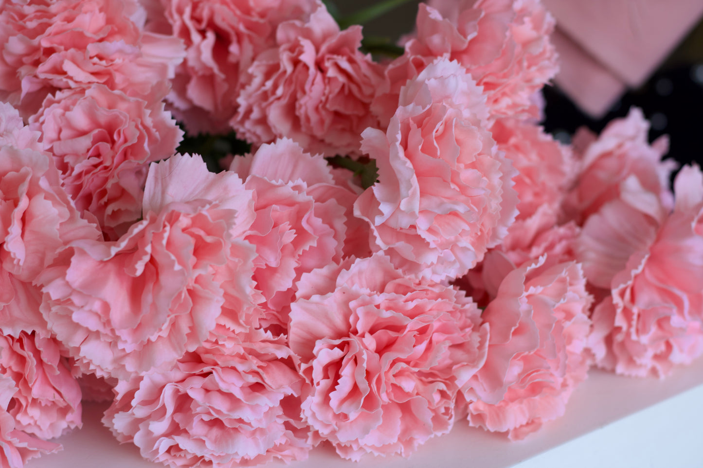 Pink Carnations Real Touch