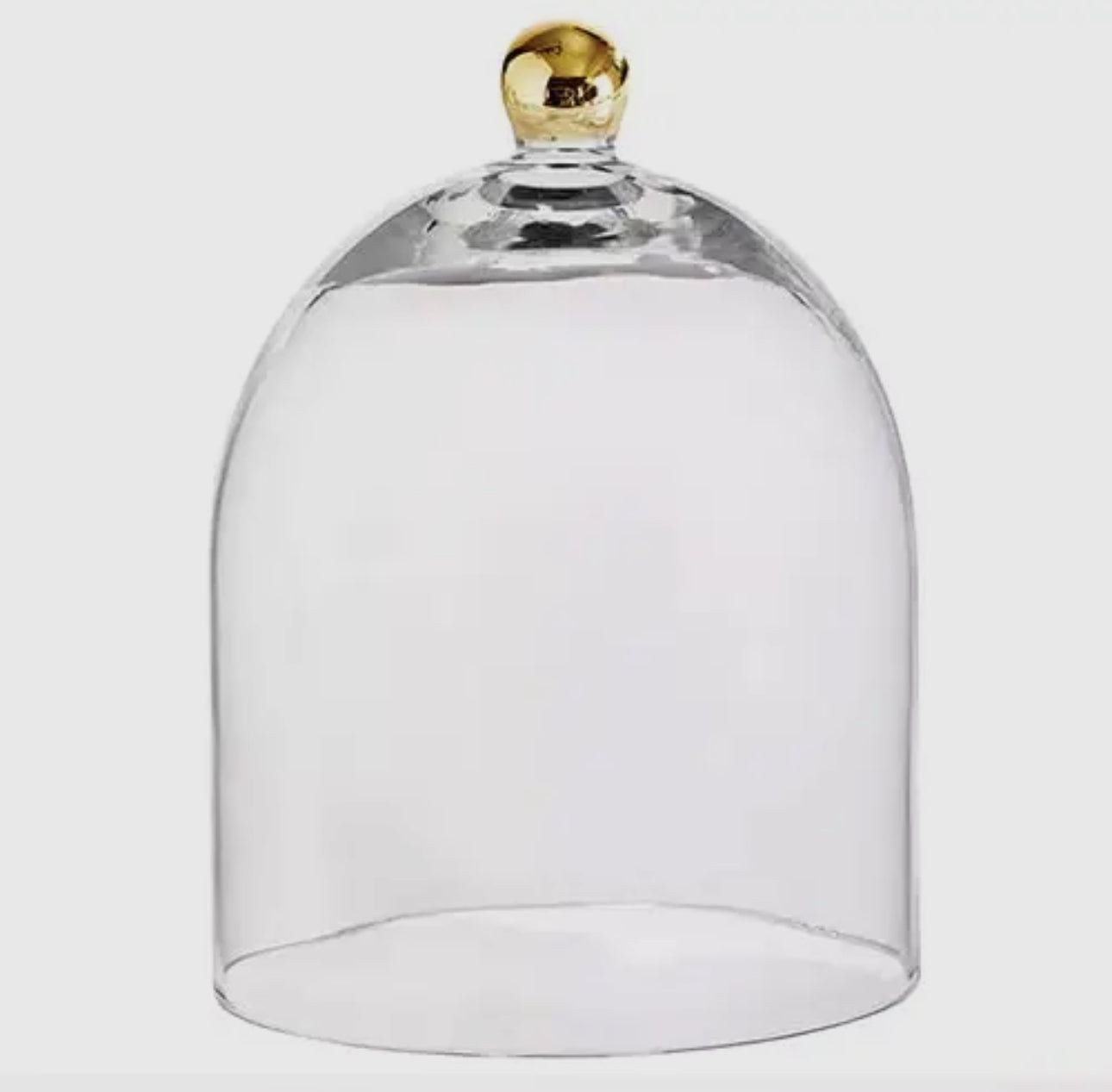 Golden Glow Glass Cloche