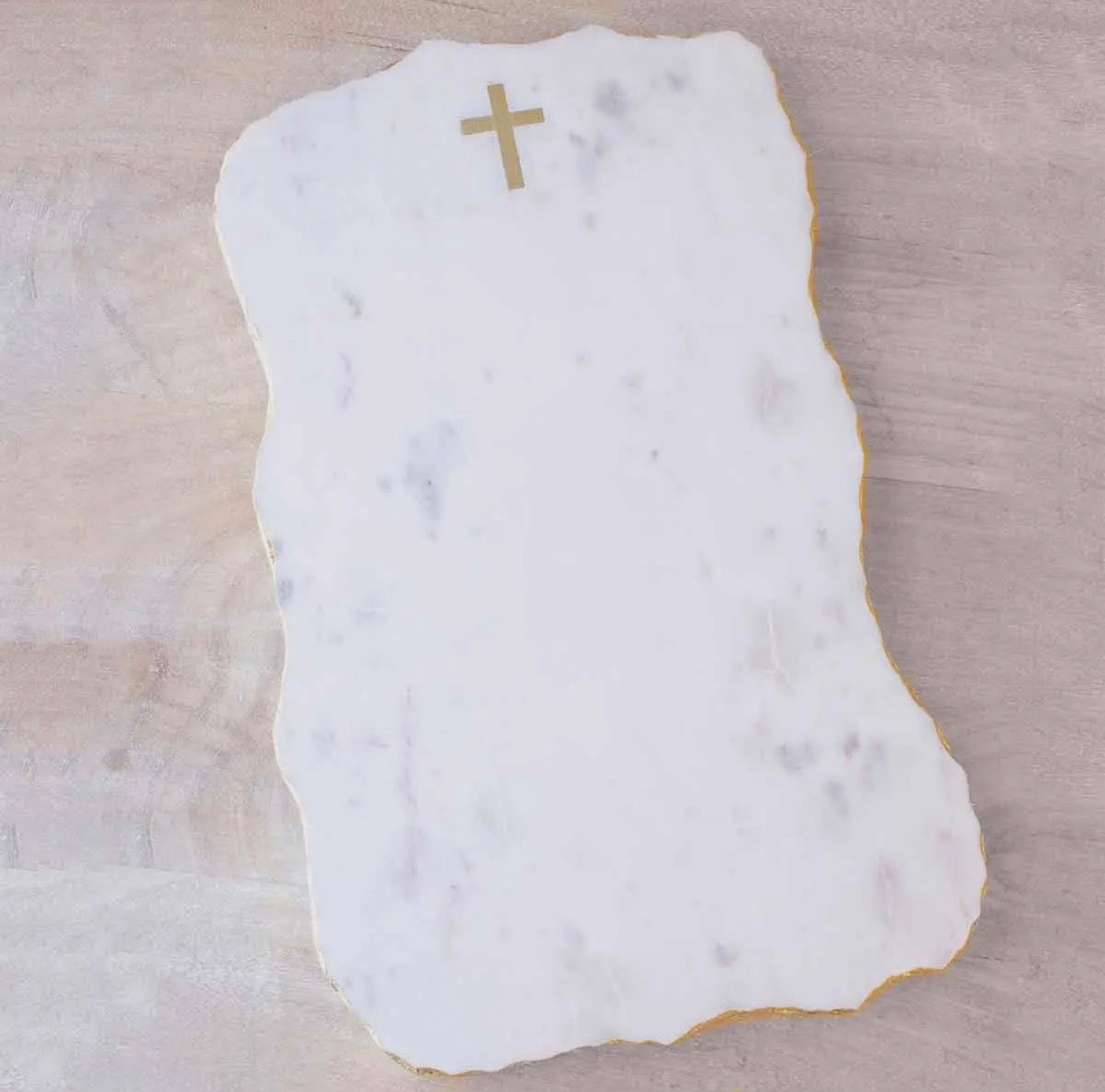 Cross Marble Serving Board 9.5x15