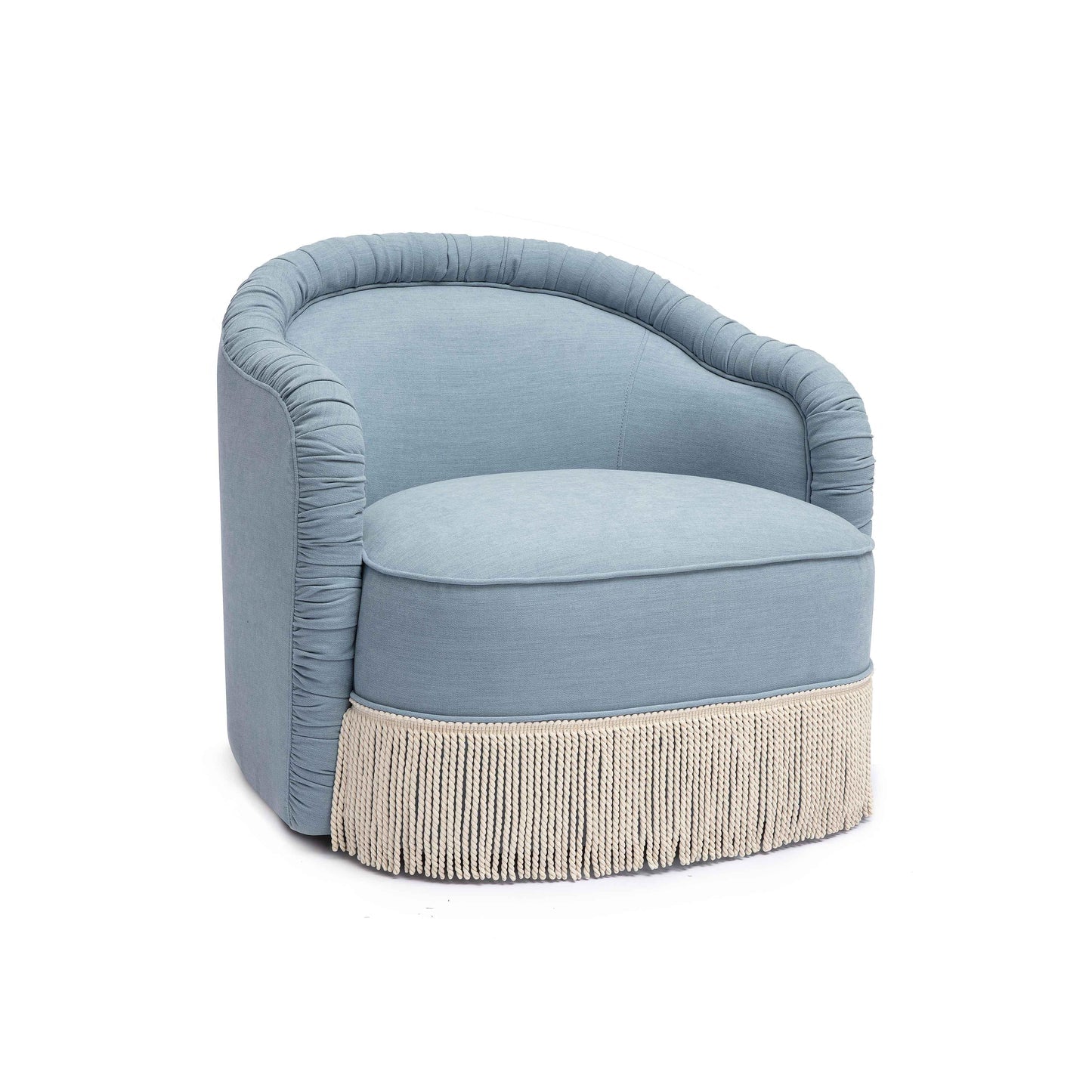 Pamela Boucle Tassel Lounge Chair
