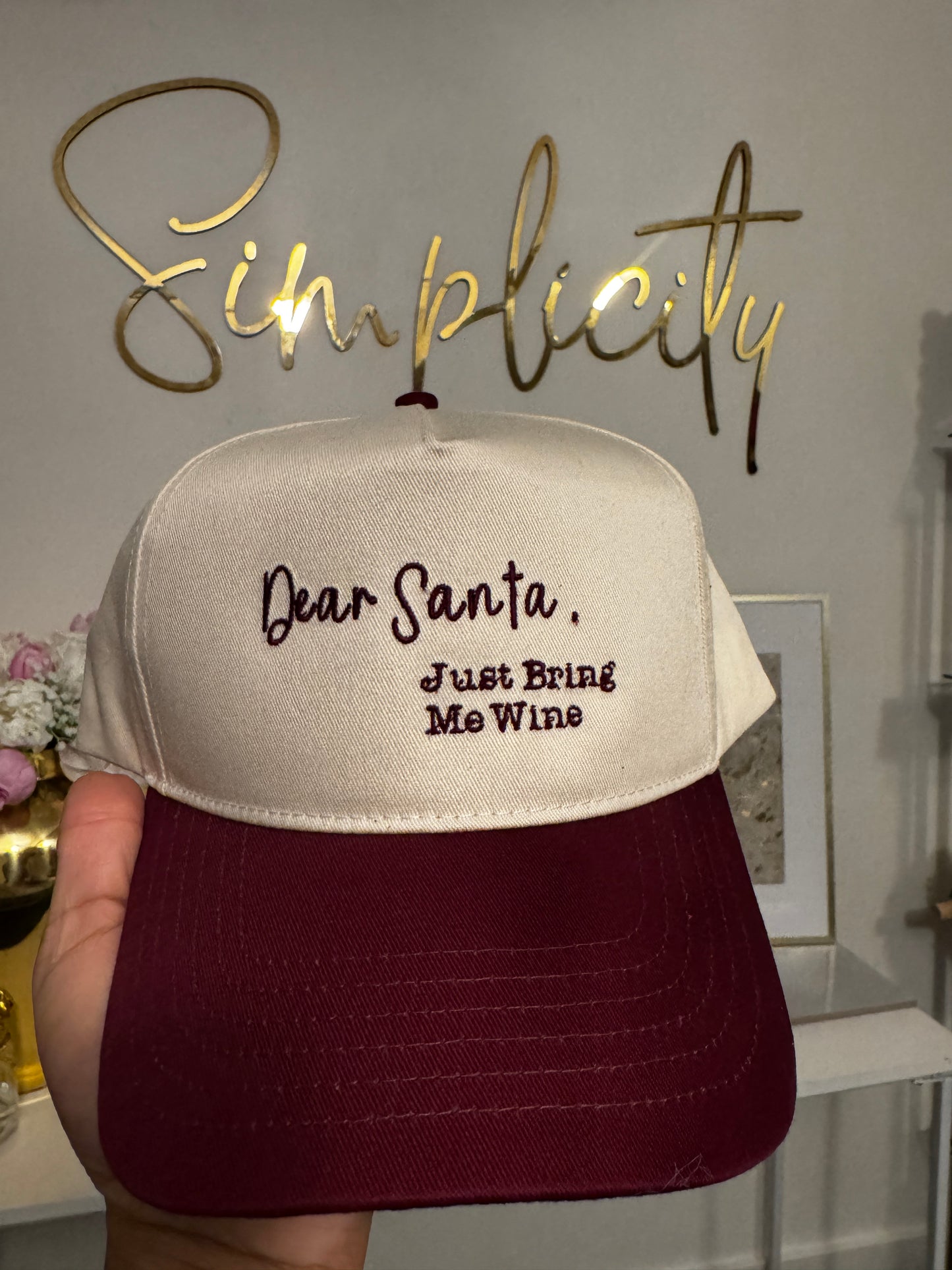 Dear Santa cap