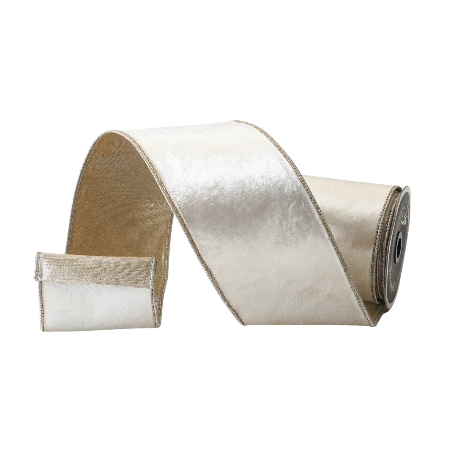 Ivory Velvet Ribbon | 3” x 5YD