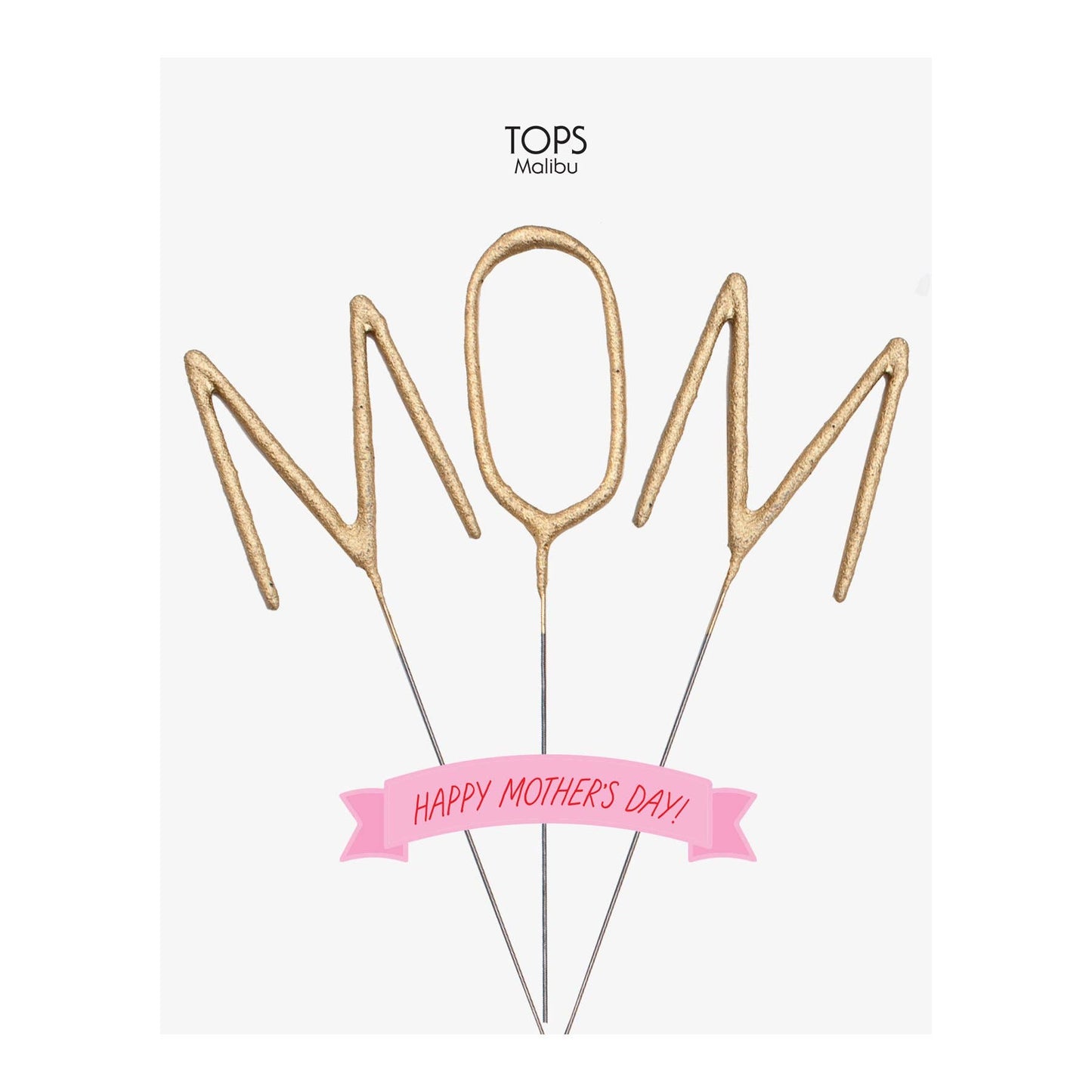 Big Golden Sparkler Wands MOM