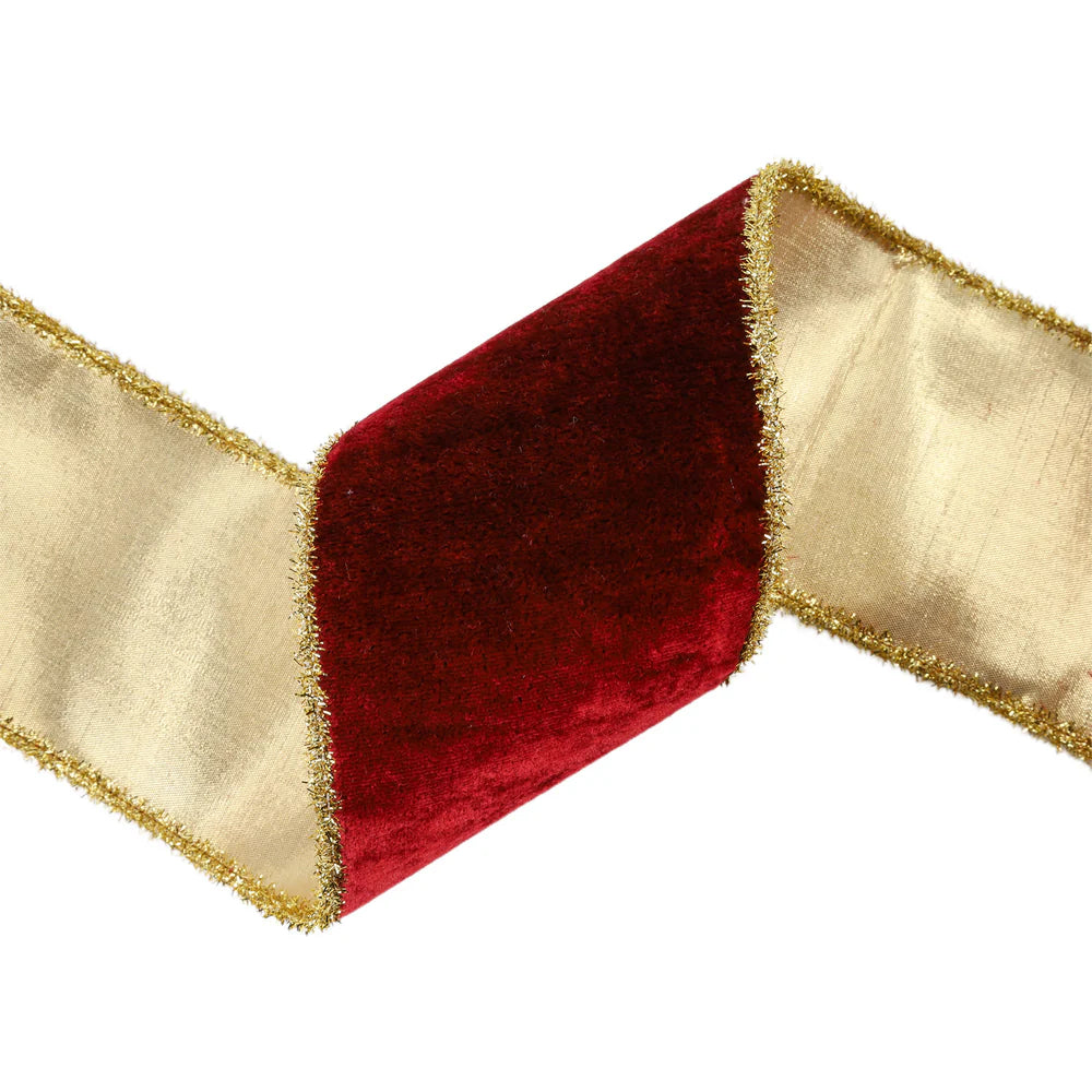 Burgundy Ribbon 4"