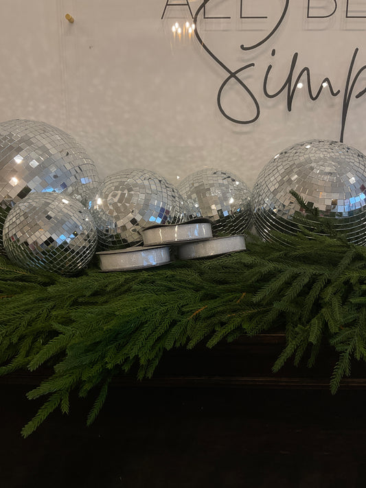 White sparkly Ribbon