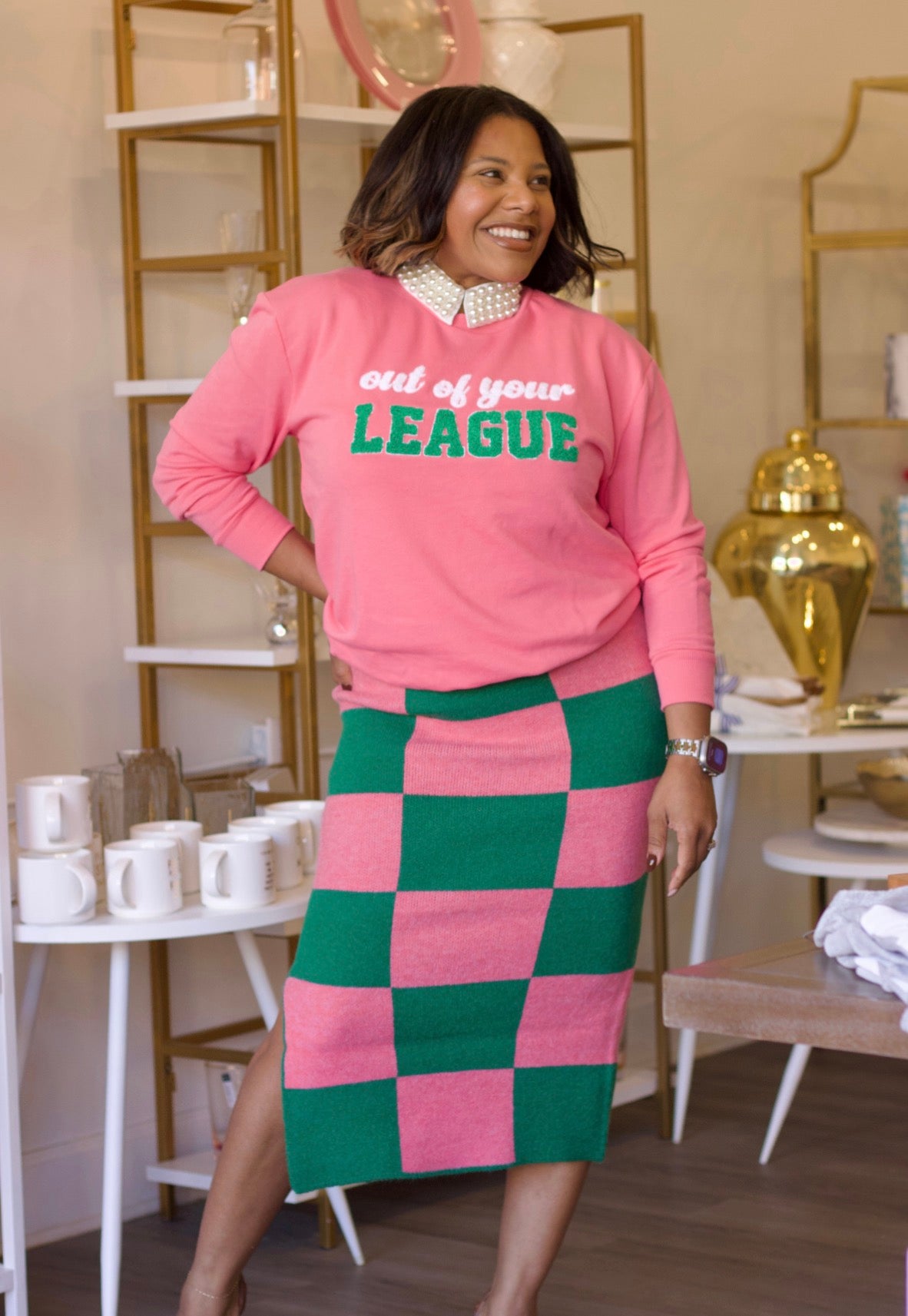 Out of Your League Sweatshirt (Pre-Order Estimated Ship Date 1.23)