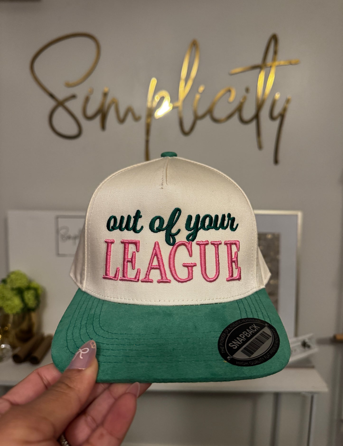 Out of Your League Cap