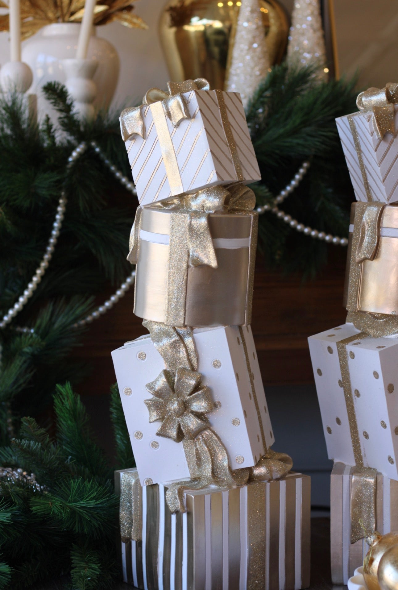 Golden Glam Gift Tower