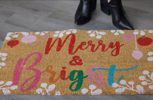 Merry + Bright DoorMat