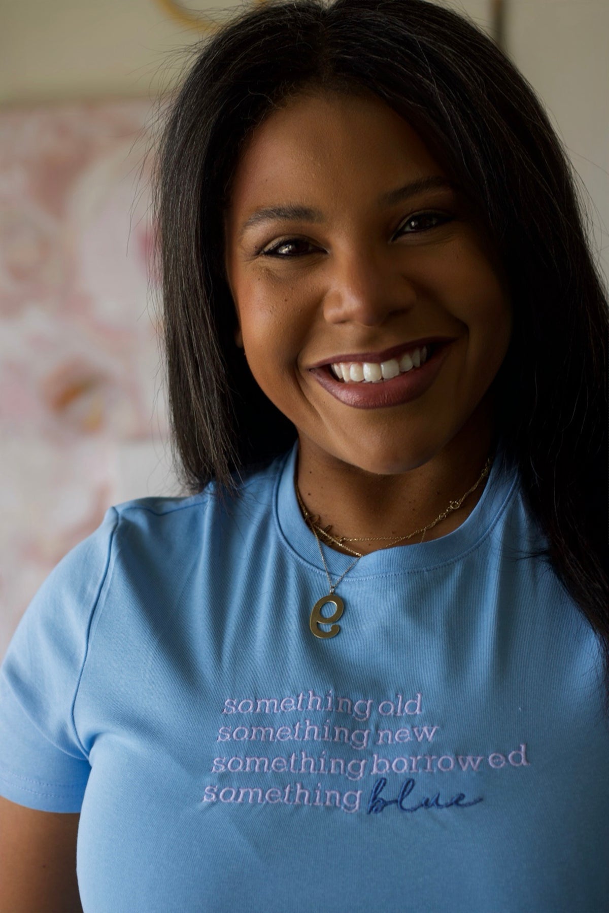 Something Blue Tee - Baby Blue