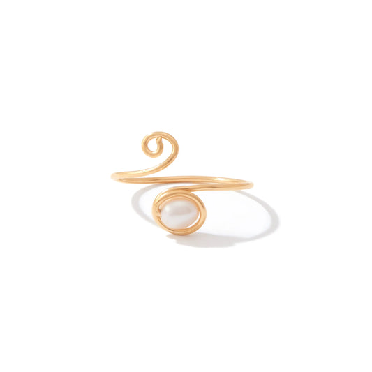 Pearl of My Heart Ring (Gold)