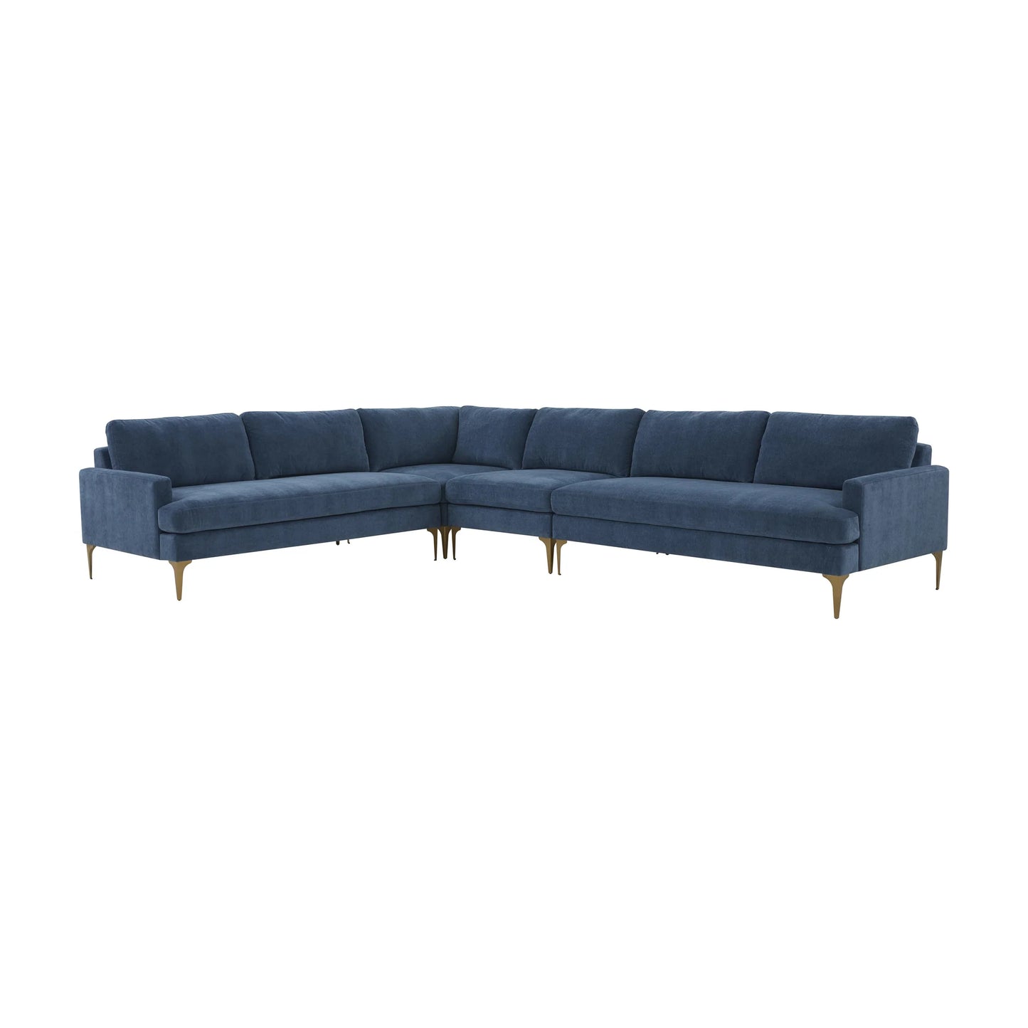 Serena Velvet Large L-Sectional