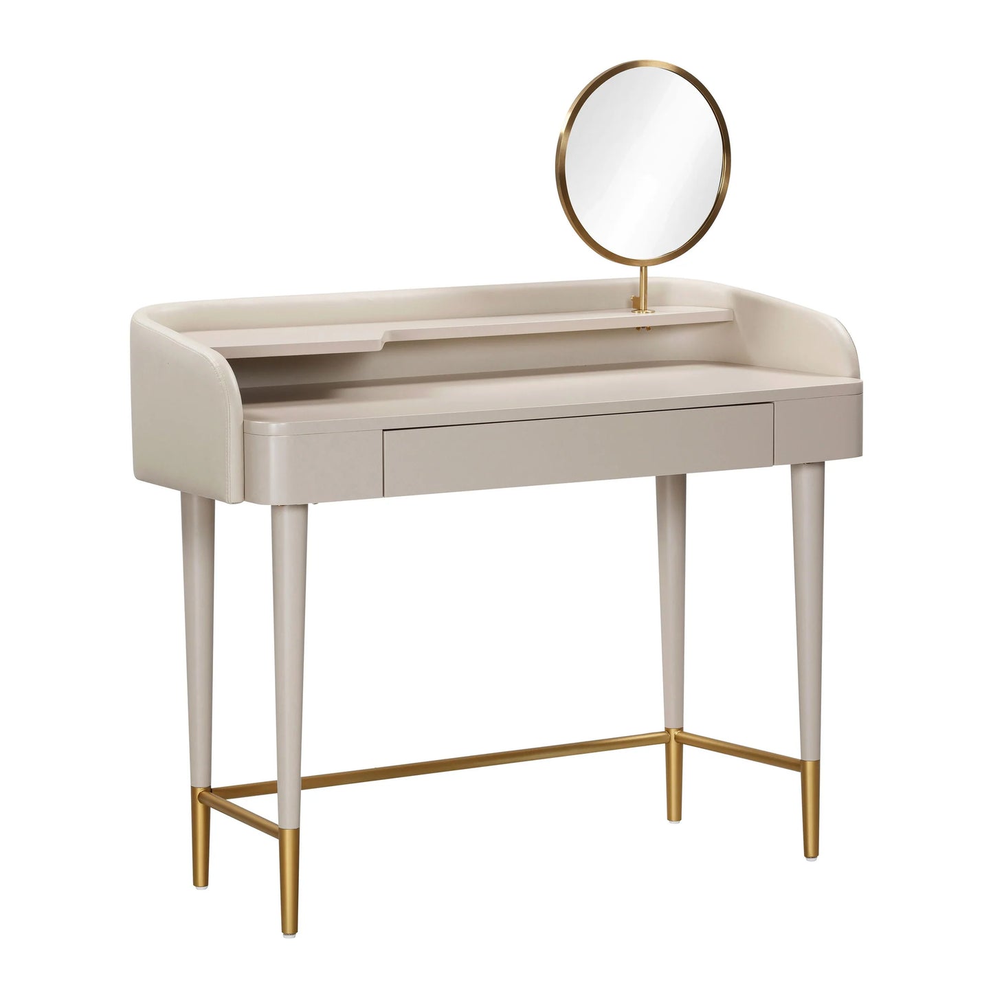 Penelope Vegan Leather Wrapped Vanity Desk