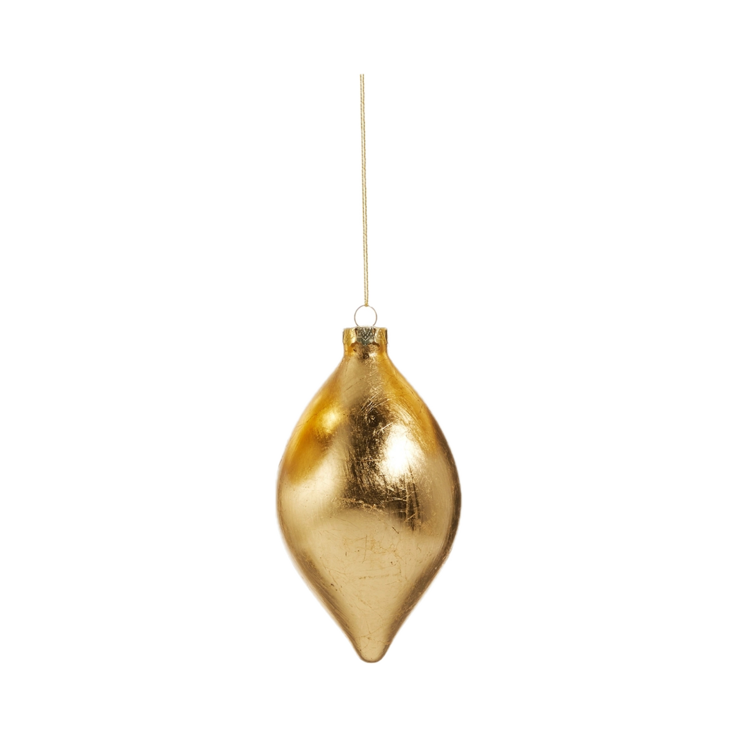 4" Gold Leaf Ornament