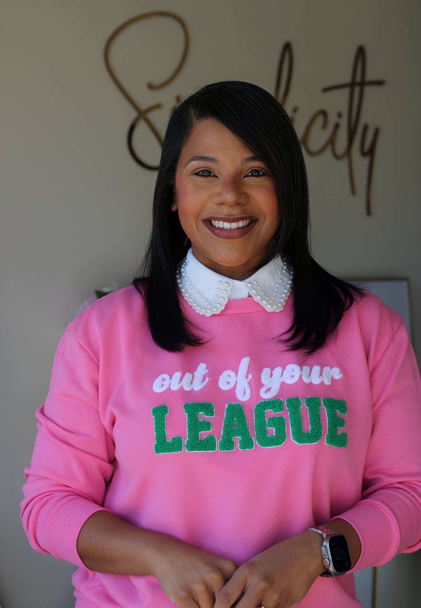 Out of Your League Sweatshirt (Pre-Order Estimated Ship Date 1.23)