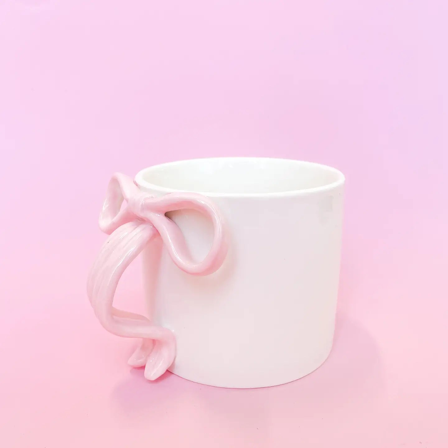 Pink Bow 15oz Ceramic Coffee Mug